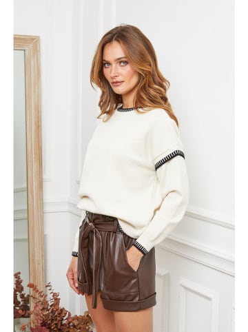 Sweter "Brami" w kolorze kremowym