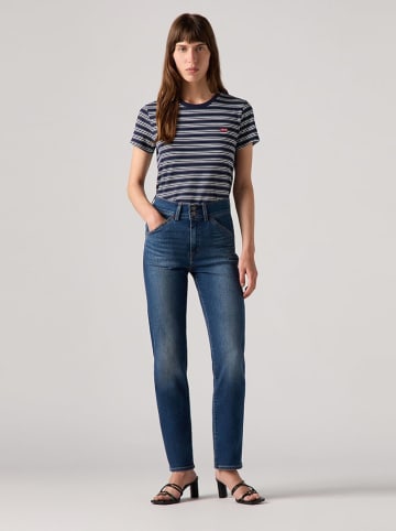 Dżinsy - Slim fit - w kolorze granatowym