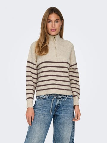 Sweter w kolorze beżowym