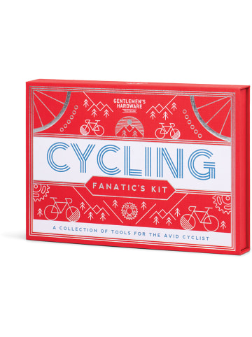 9-delige fietsset rood