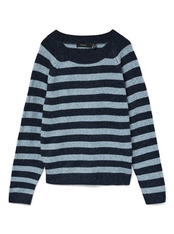 Pullover "Doffy" in Hellblau/ Dunkelblau
