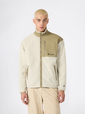 Fleecejacke in Beige