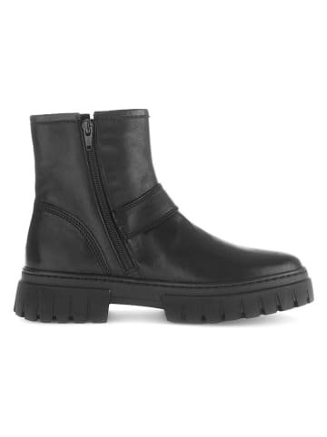 Leder-Boots in Schwarz