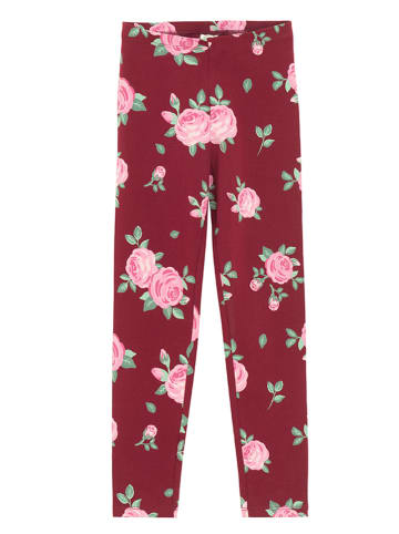 Legginsy (3 pary) w kolorze czerwonym, jasnoróżowym i turkusowym