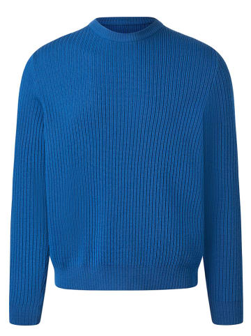 Wollpullover in Blau
