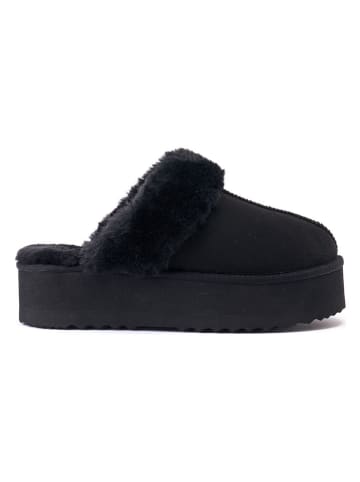 Slippersy "Sabina" w kolorze czarnym