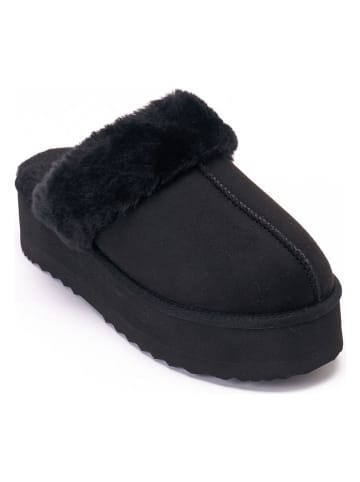 Slippersy "Sabina" w kolorze czarnym