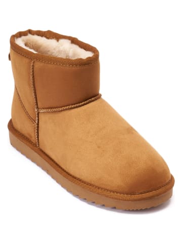 Ankle-Boots "Marina" in Hellbraun