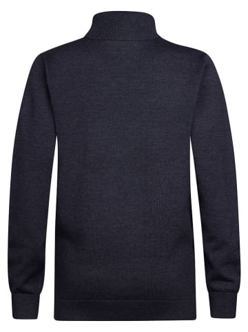 Rollkragenpullover in Dunkelblau