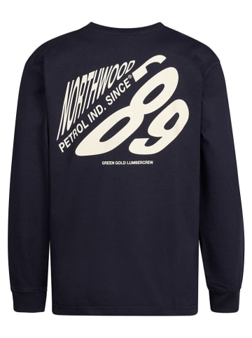 Longsleeve in Dunkelblau