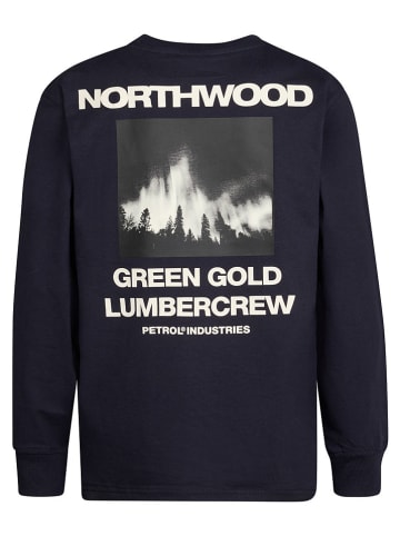 Longsleeve in Dunkelblau