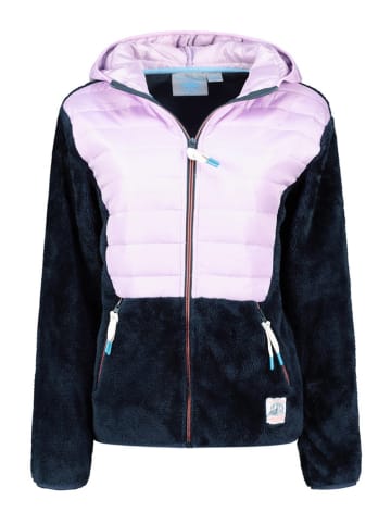 Fleece vest "Typologieak" donkerblauw/lila