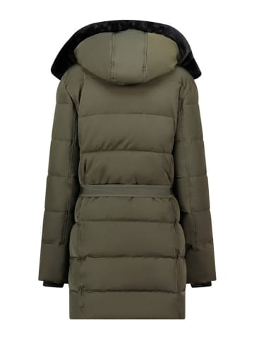Wintermantel "Bettineak" in Khaki