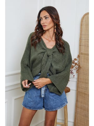 Sweter "Chiwel" w kolorze khaki