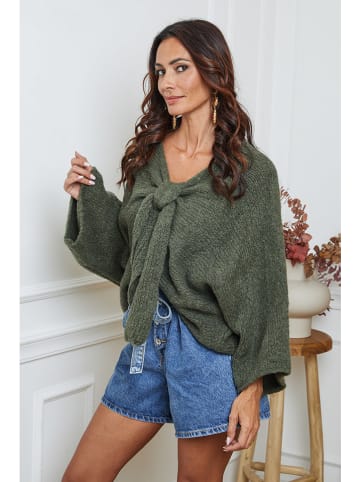 Sweter "Chiwel" w kolorze khaki