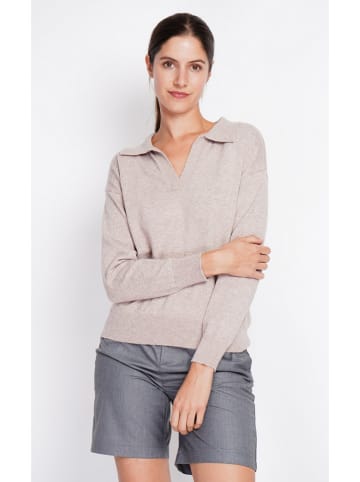 Sweter w kolorze szarobrązowym