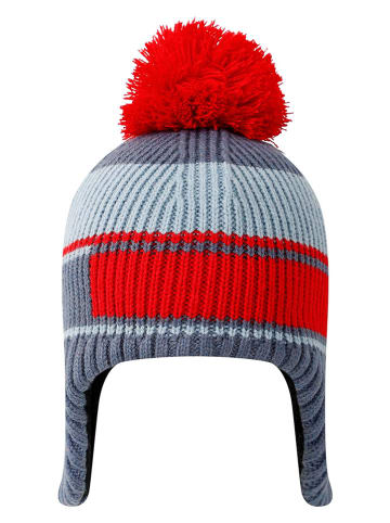 Mütze "Ellmau" in Blau/ Rot
