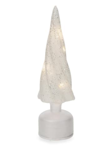 Dekoracyjna lampa LED "Karyn" w kolorze białym - wys. 33 cm