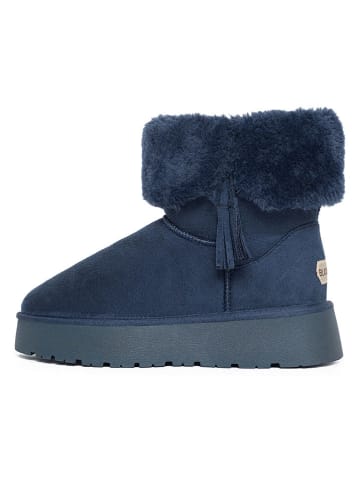 Winterboots "Clary" in Dunkelblau