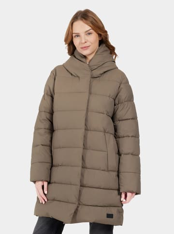 Płaszcz zimowy "Nella" w kolorze khaki