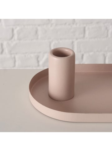Kerzenleuchter "Balina" in Beige - (B)36 cm