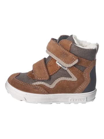 Leren winterboots "Paul" lichtbruin