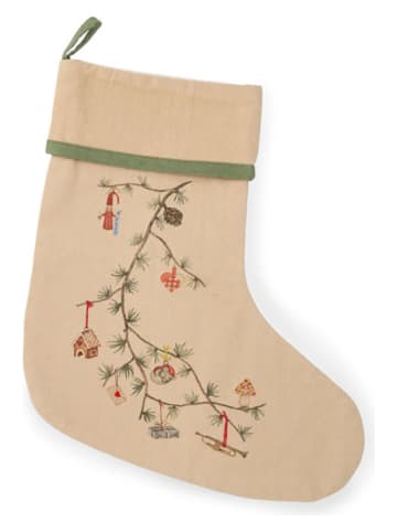 Weihnachtsstrumpf ''Hammershøi Christmas'' in Beige - (H)46 cm