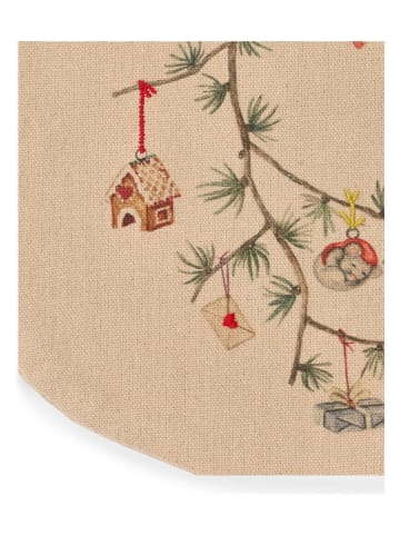Weihnachtsstrumpf ''Hammershøi Christmas'' in Beige - (H)46 cm