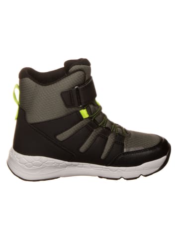 Winterboots zwart/kaki