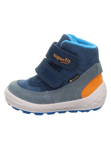 Leder-Winterboots "Groovy 2.0" in Blau
