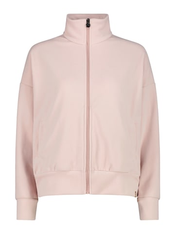 Sweatjacke in Rosa