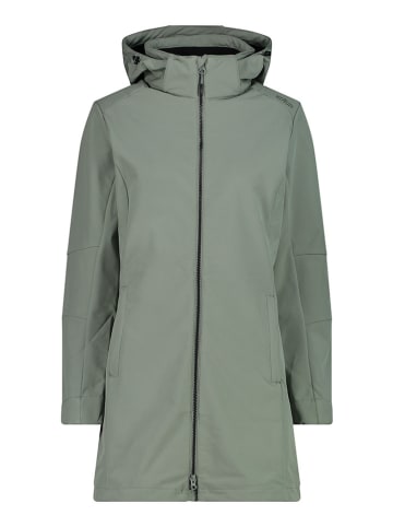 Parka w kolorze zielonym