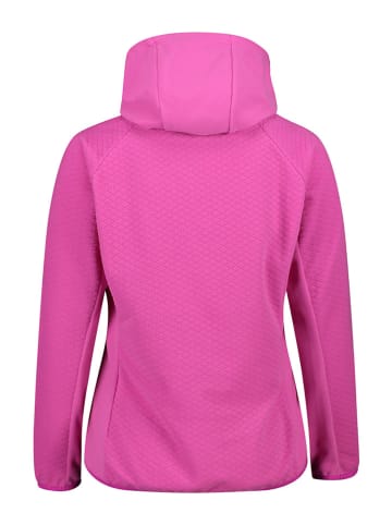 Fleece hoodie roze