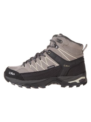 Skórzane buty trekkingowe "Rigel" w kolorze jasnobrązowo-czarnym
