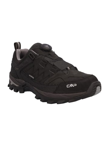 Leder-Trekkingschuhe "Rigel" in Schwarz