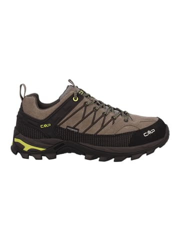 Skórzane buty trekkingowe "Rigel" w kolorze jasnobrązowo-czarnym