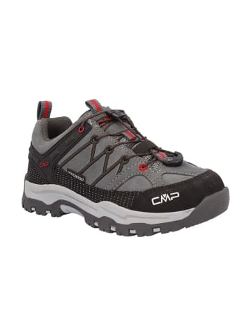 Skórzane buty trekkingowe "Rigel" w kolorze szaro-czarnym