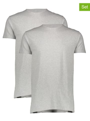 2-delige set: shirts lichtgrijs