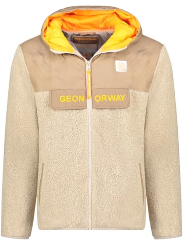 Fleece vest "Teclass" beige