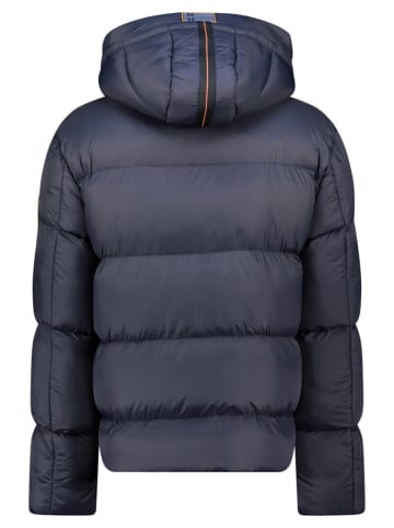 Doorgestikte jas "Bodir" donkerblauw
