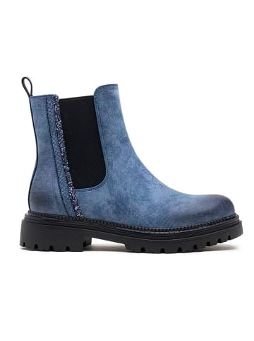 Chelsea-Boots in Blau