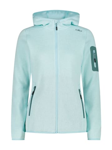 Fleecejacke in Türkis
