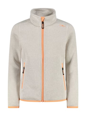 Fleece vest beige
