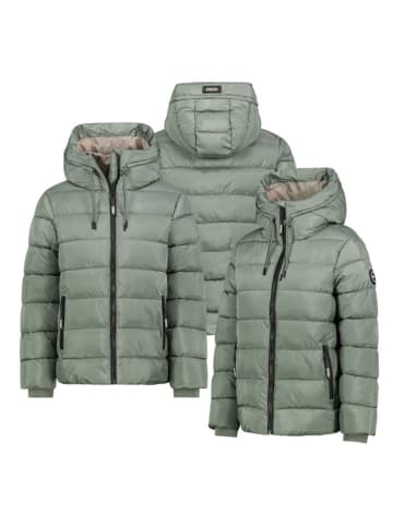 Steppjacke in Grün