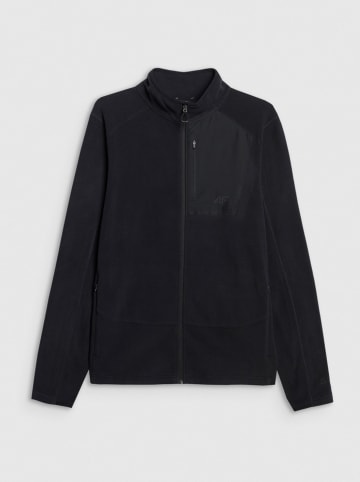 Fleecejacke in Schwarz