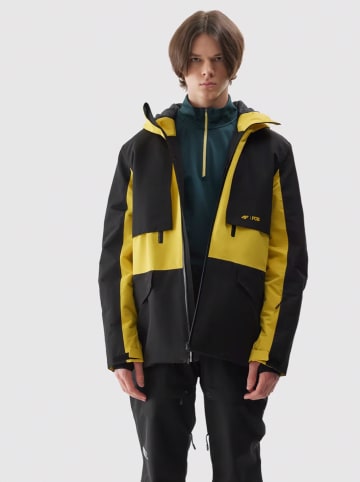 Ski-/ Snowboardjacke in Gelb/ Schwarz