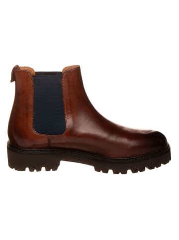 Leren chelseaboots lichtbruin