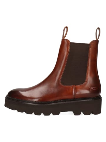 Leren chelseaboots "Sally 186" lichtbruin