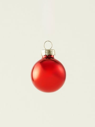 9tlg. Weihnachtskugel-Set in Rot