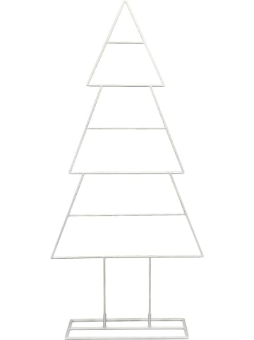 Figurka dekoracyjna "Tree" w kolorze białym - 54,5 x 117 cm